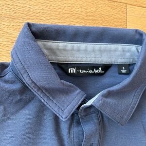 Travis Mathew Men's Blue Polo Shirt